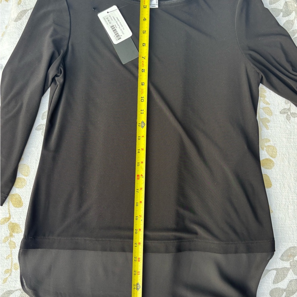 Joseph Ribkoff Black 3/4 top elegant,For casual and formal occasions 👠👢S-4 - Picture 6 of 10